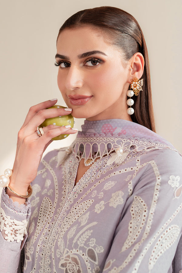 Jazmin | Iris Luxury Lawn 25 | IL'25-D06 by Jazmin - Designer Dress - Type: Ladies Clothes - Available at Libayah - 100% Original