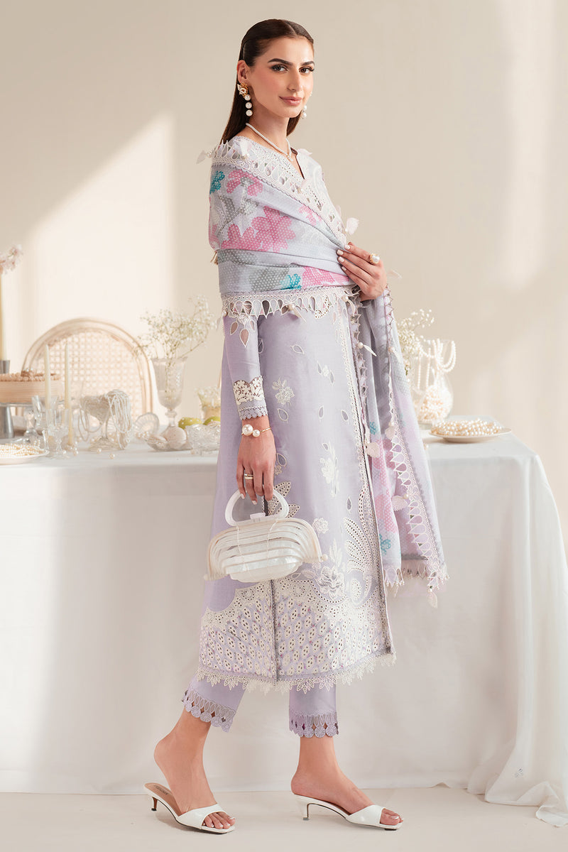 Jazmin | Iris Luxury Lawn 25 | IL'25-D06 by Jazmin - Designer Dress - Type: Ladies Clothes - Available at Libayah - 100% Original