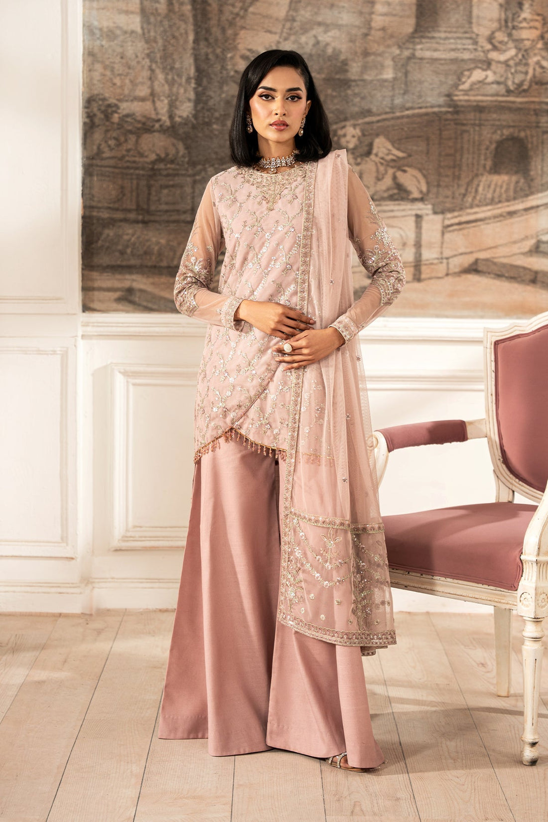 Zarif | Formal Edit 25 | ZFE-03 VIVIAN by Zarif - Designer Dress - Type: Ladies Clothes - Available at Libayah - 100% Original