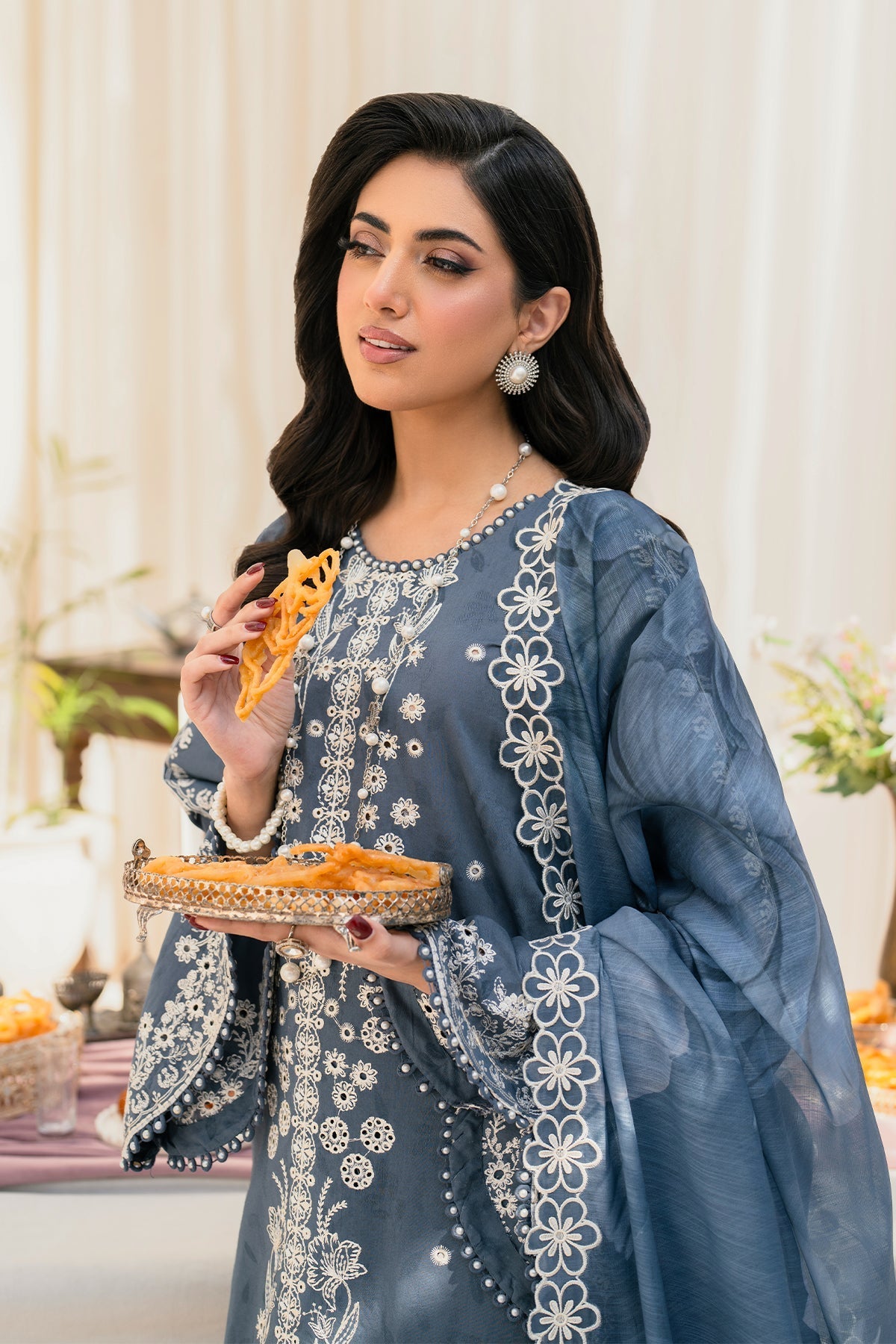 Zarif | Lamhay Luxury Eid Lawn 25 | 06 SAFAH by Zarif - Designer Dress - Type: Ladies Clothes - Available at Libayah - 100% Original