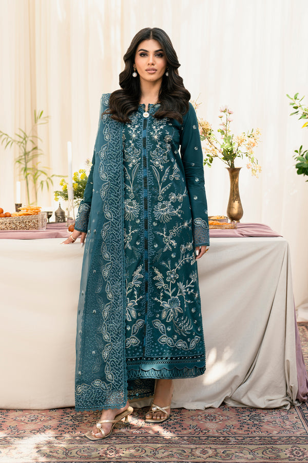 Zarif | Lamhay Luxury Eid Lawn 25 | 04 WARINA by Zarif - Designer Dress - Type: Ladies Clothes - Available at Libayah - 100% Original