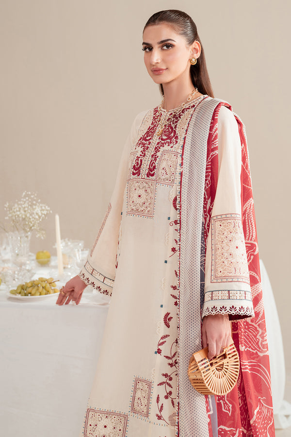 Jazmin | Iris Luxury Lawn 25 | IL'25-D02 by Jazmin - Designer Dress - Type: Ladies Clothes - Available at Libayah - 100% Original