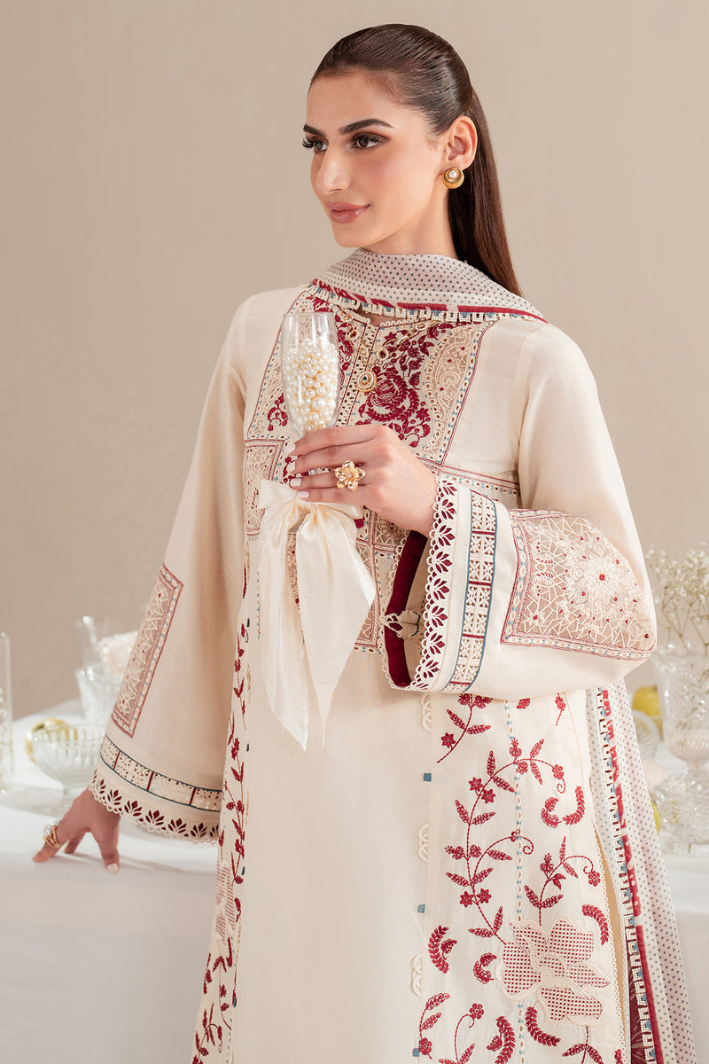 Jazmin | Iris Luxury Lawn 25 | IL'25-D02 by Jazmin - Designer Dress - Type: Ladies Clothes - Available at Libayah - 100% Original