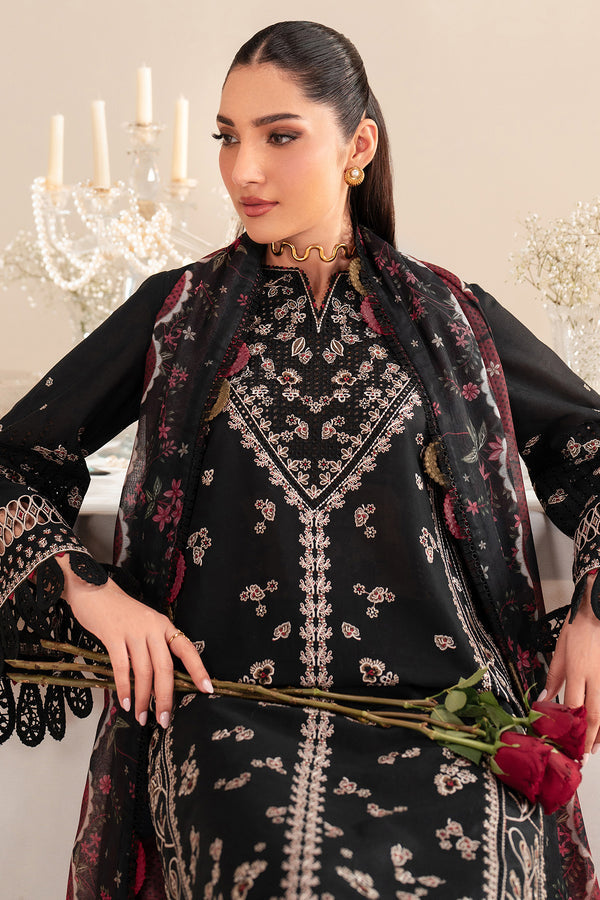 Jazmin | Iris Luxury Lawn 25 | IL'25-D07 by Jazmin - Designer Dress - Type: Ladies Clothes - Available at Libayah - 100% Original