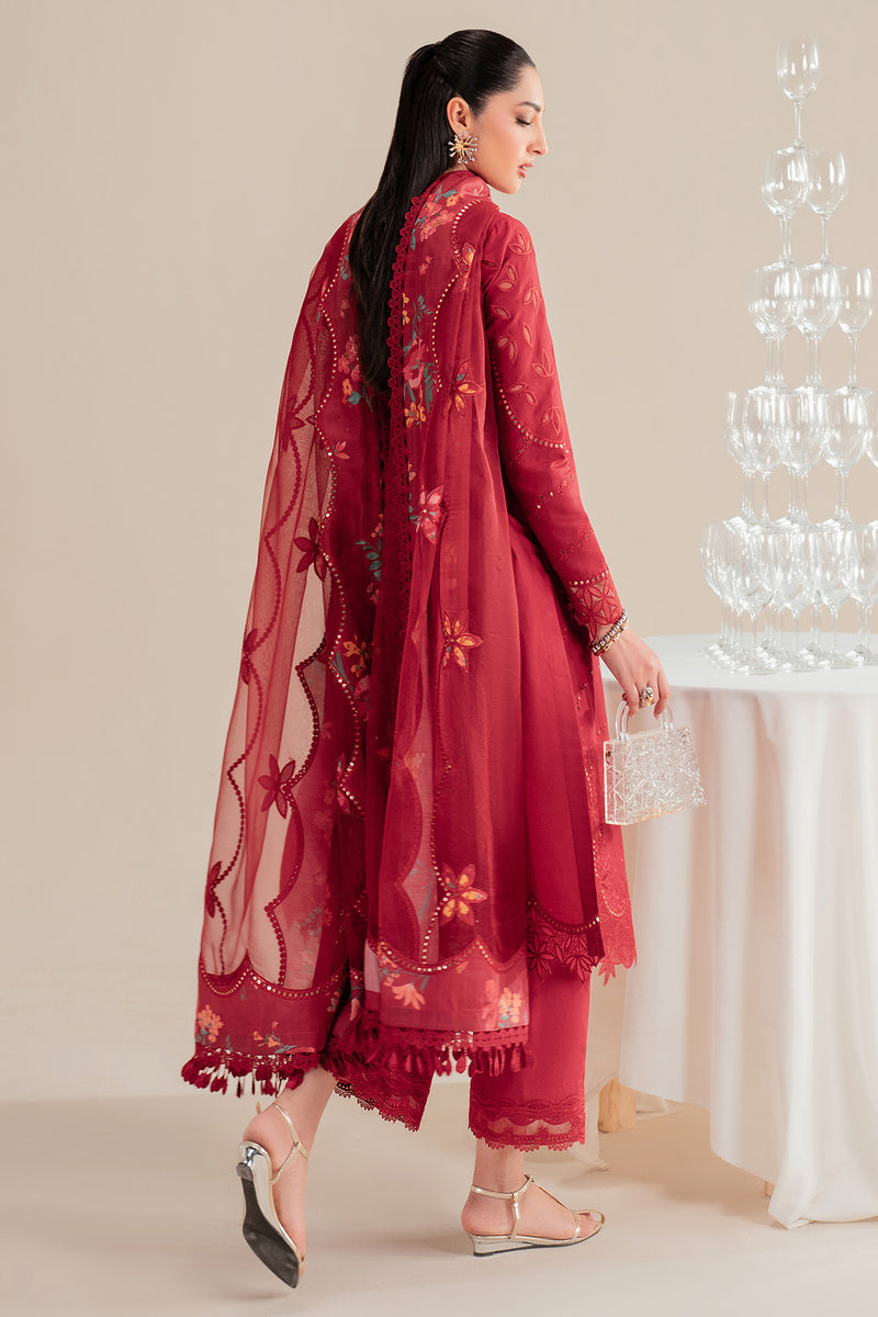 Jazmin | Iris Luxury Lawn 25 | IL'25-D03 by Jazmin - Designer Dress - Type: Ladies Clothes - Available at Libayah - 100% Original