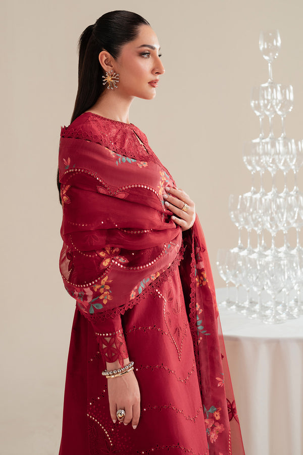 Jazmin | Iris Luxury Lawn 25 | IL'25-D03 by Jazmin - Designer Dress - Type: Ladies Clothes - Available at Libayah - 100% Original
