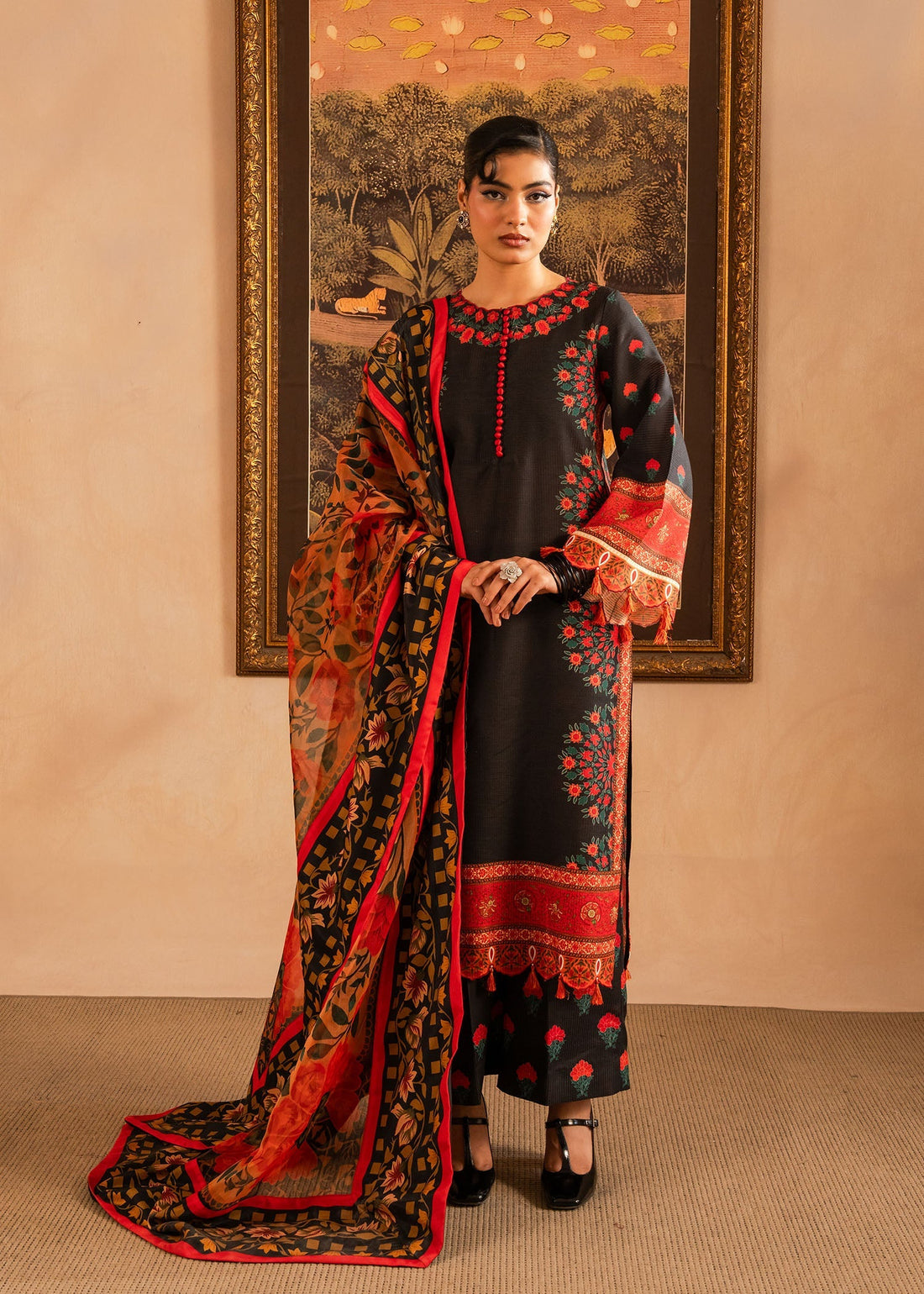 Maria Osama Khan | Retro Lawn 25 | Raila by Maria Osama Khan - Designer Dress - Type: Ladies Clothes - Available at Libayah - 100% Original