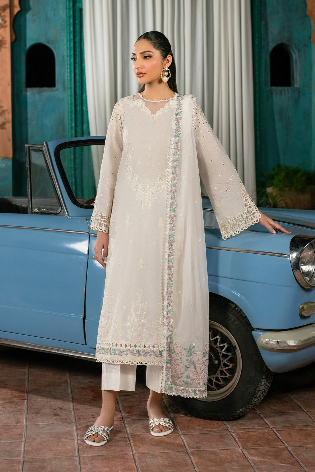 Zarif | Lamhay Luxury Eid Lawn 25 | 09 JANIRA by Zarif - Designer Dress - Type: Ladies Clothes - Available at Libayah - 100% Original
