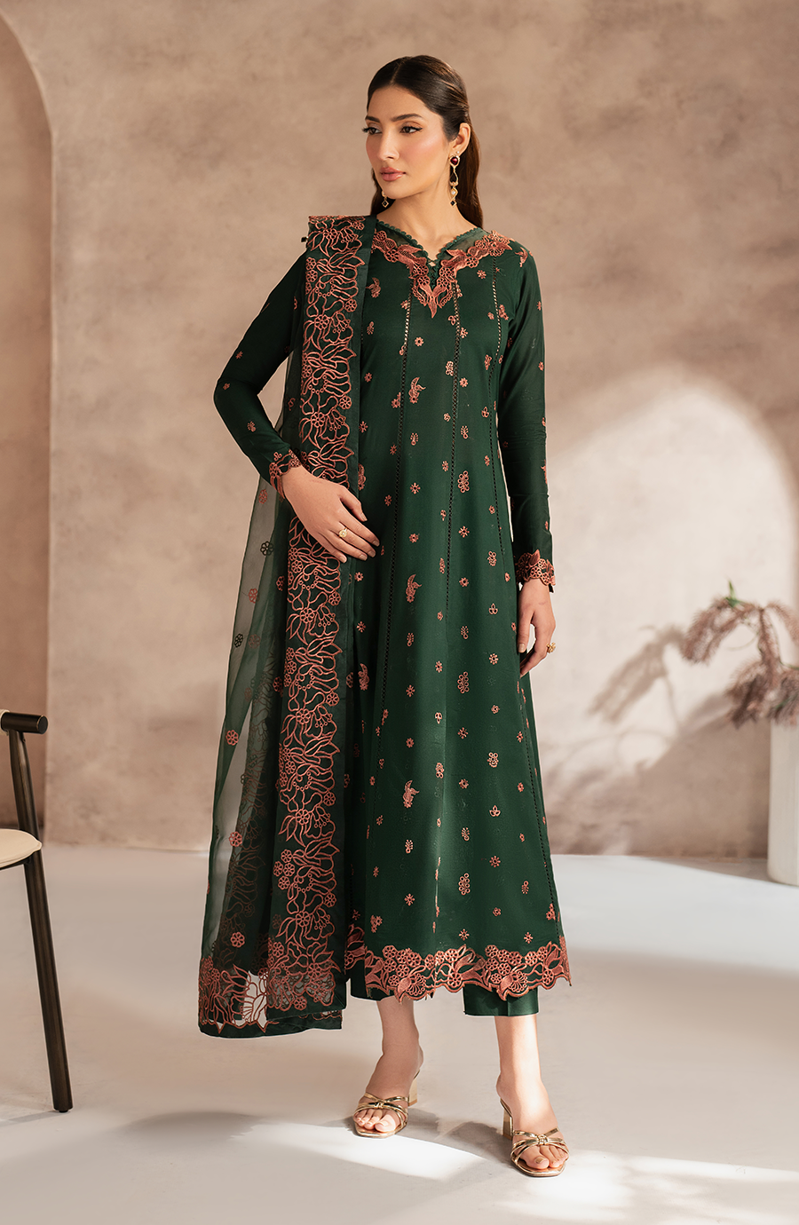 Zarif | Summer Lawn 25 | UNST-LWN-04 SIRAAN by Zarif - Designer Dress - Type: Ladies Clothes - Available at Libayah - 100% Original