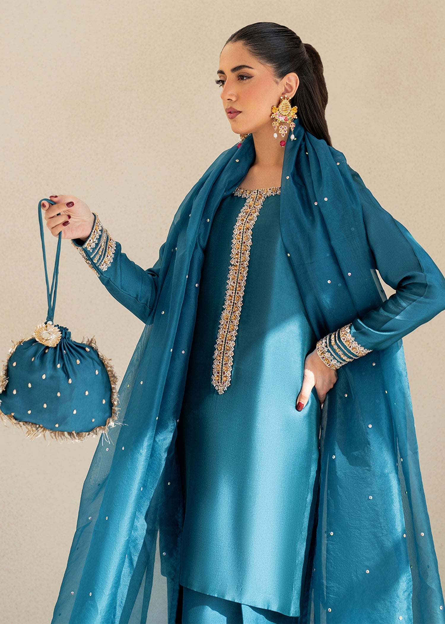 Dastoor | Maahi Luxury Pret 25 | ELISA by Dastoor - Designer Dress - Type: Ladies Clothes - Available at Libayah - 100% Original