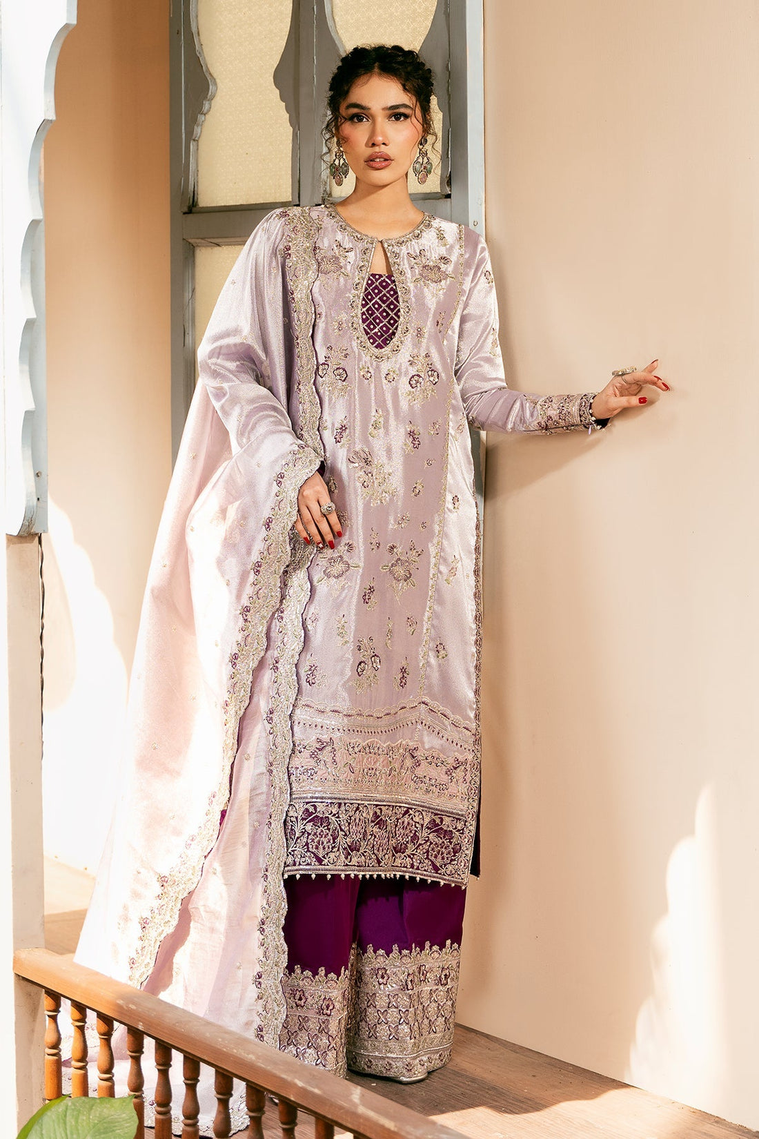 Mina Kashif | Noor Jahan Festive Edit | Raina by Mina Kashif - Designer Dress - Type: Ladies Clothes - Available at Libayah - 100% Original
