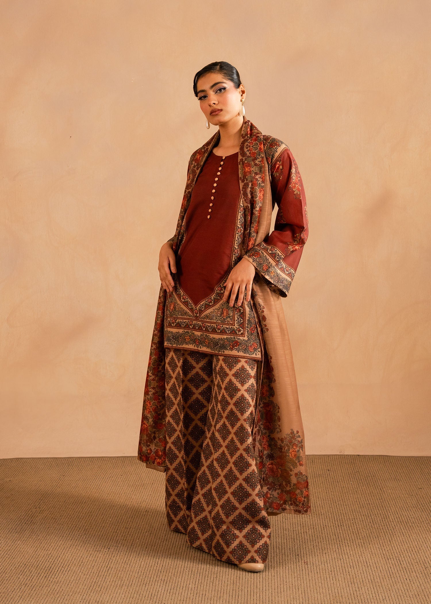 Maria Osama Khan | Retro Lawn 25 | Berra by Maria Osama Khan - Designer Dress - Type: Ladies Clothes - Available at Libayah - 100% Original