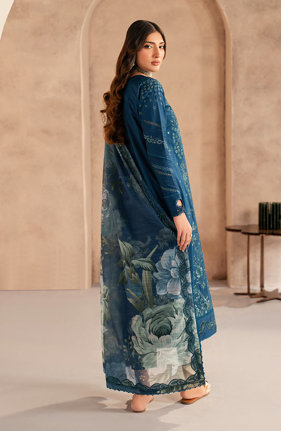 Zarif | Summer Lawn 25 | UNST-LWN-03 MEHMER by Zarif - Designer Dress - Type: Ladies Clothes - Available at Libayah - 100% Original