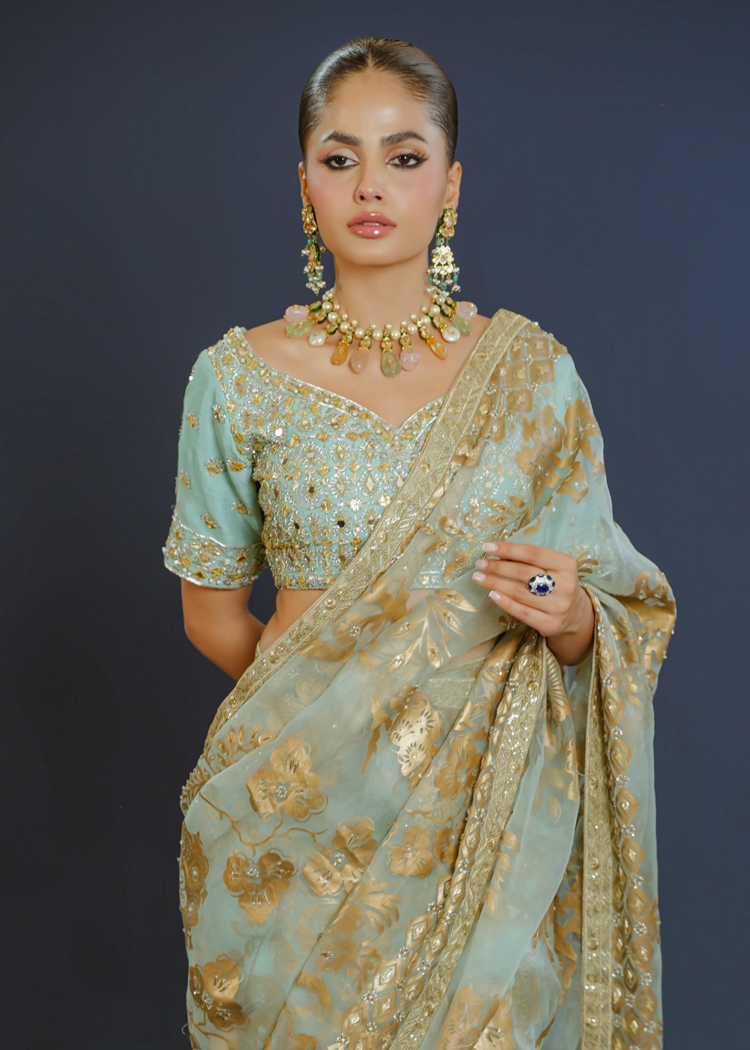 Mahgul | Aleah Formals | Mehrbano by Mahgul - Designer Dress - Type: Ladies Clothes - Available at Libayah - 100% Original