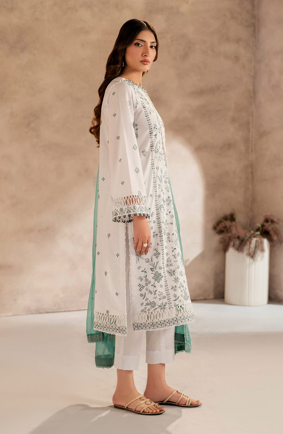 Zarif | Summer Lawn 25 | UNST-LWN-05 SEMIL by Zarif - Designer Dress - Type: Ladies Clothes - Available at Libayah - 100% Original