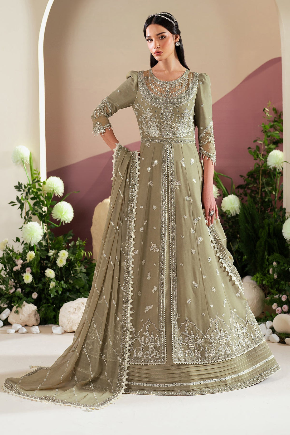 Alizeh | Handcrafted Eid Edit 25 | AF-HM-4040-Tunic by Alizeh - Designer Dress - Type: Ladies Clothes - Available at Libayah - 100% Original