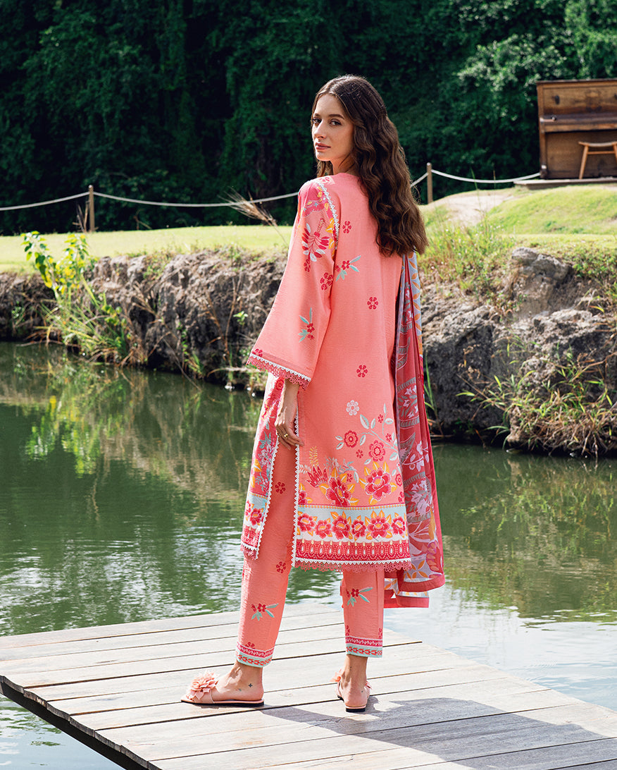 Roheenaz | Garden Veal Printed Lawn 25 | Berry Glint by Roheenaz - Designer Dress - Type: Ladies Clothes - Available at Libayah - 100% Original