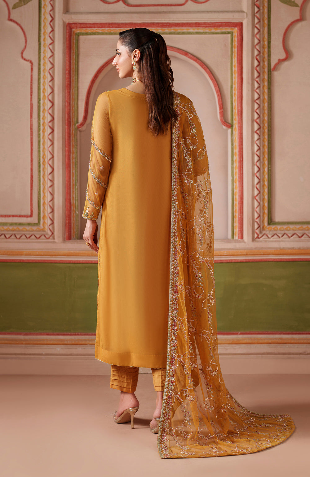 Zarif | Falesia Formals | UNST-HF-04 SOHA by Zarif - Designer Dress  - Type : Ladies Clothes - Available at Libayah - 100% Original 