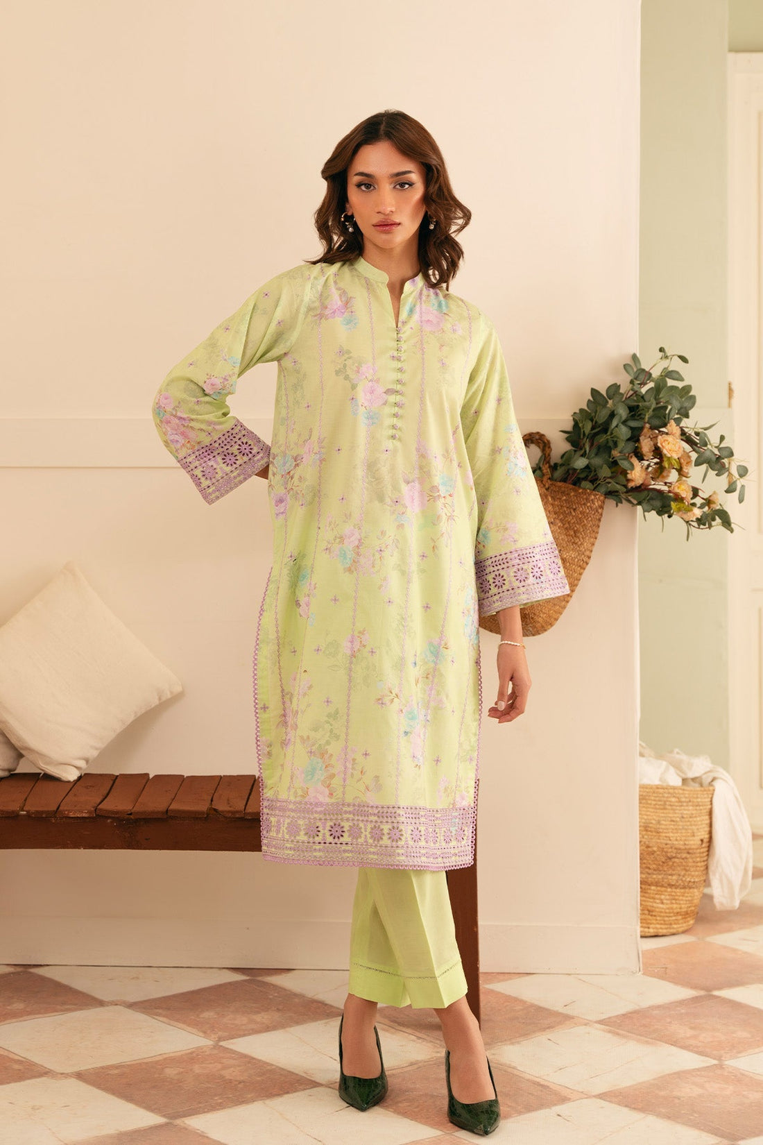 Sahar | Festive Edit | Lavender Meadow by Sahar - Designer Dress - Type: Ladies Clothes - Available at Libayah - 100% Original