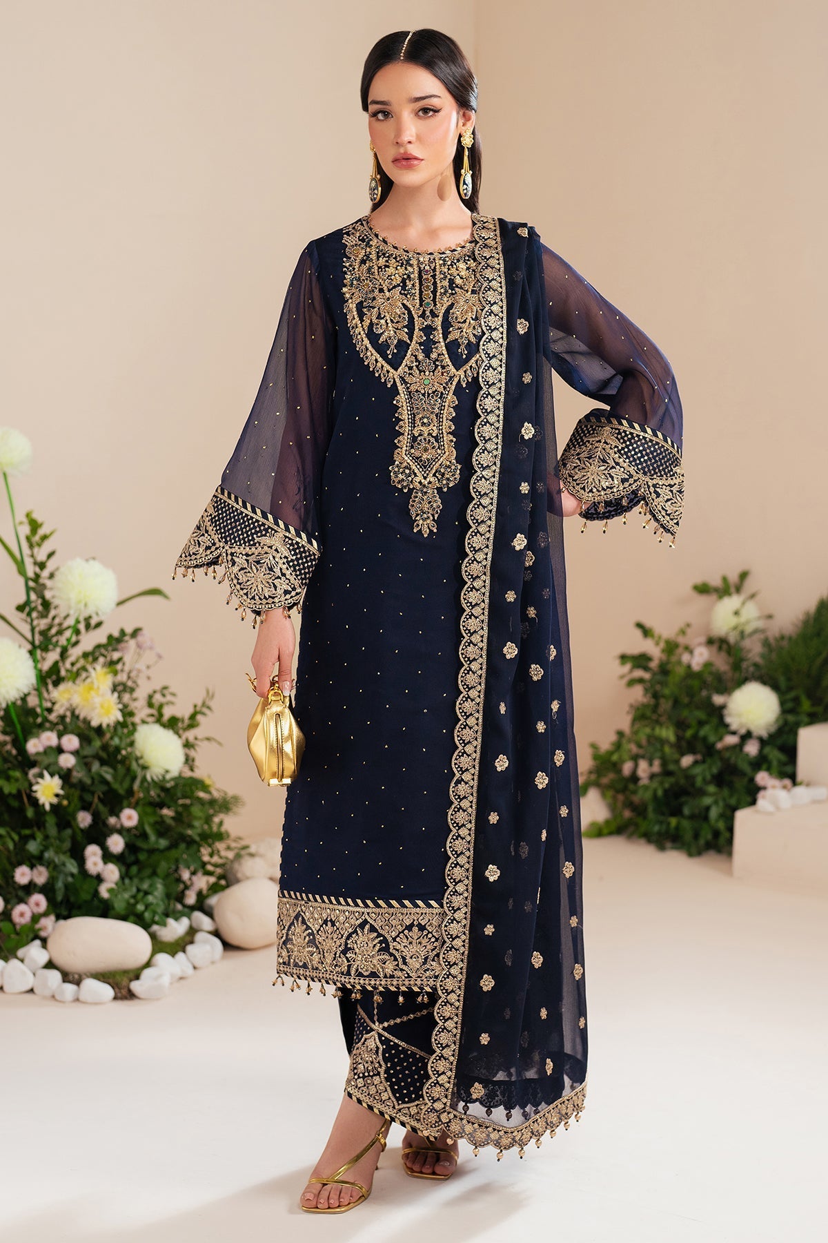 Alizeh | Handcrafted Eid Edit 25 | AF-HM-4037-Erina by Alizeh - Designer Dress - Type: Ladies Clothes - Available at Libayah - 100% Original
