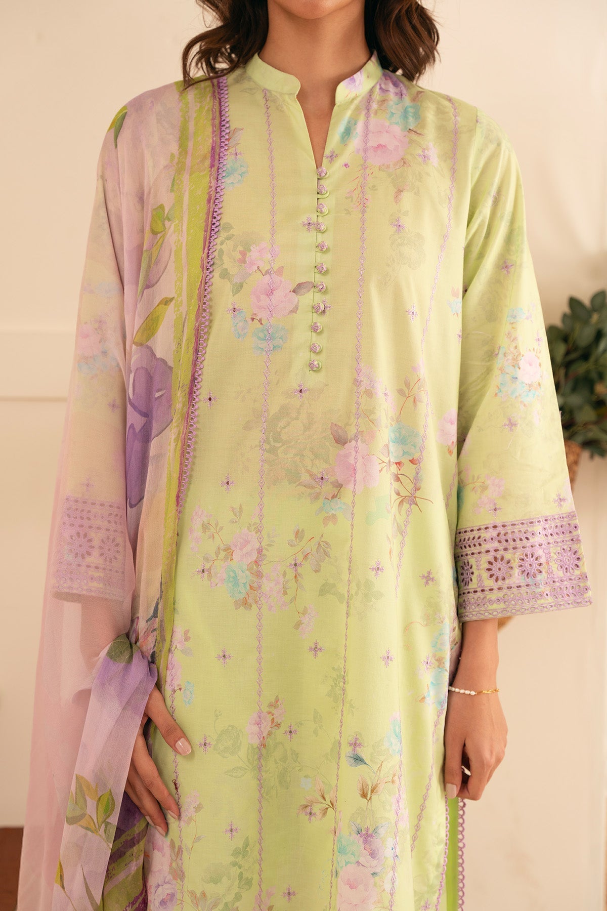 Sahar | Festive Edit | Lavender Meadow by Sahar - Designer Dress - Type: Ladies Clothes - Available at Libayah - 100% Original