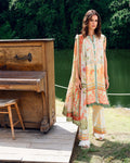 Roheenaz | Garden Veal Printed Lawn 25 | Gold Riddle by Roheenaz - Designer Dress - Type: Ladies Clothes - Available at Libayah - 100% Original