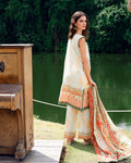 Roheenaz | Garden Veal Printed Lawn 25 | Gold Riddle by Roheenaz - Designer Dress - Type: Ladies Clothes - Available at Libayah - 100% Original
