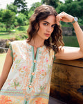 Roheenaz | Garden Veal Printed Lawn 25 | Gold Riddle by Roheenaz - Designer Dress - Type: Ladies Clothes - Available at Libayah - 100% Original
