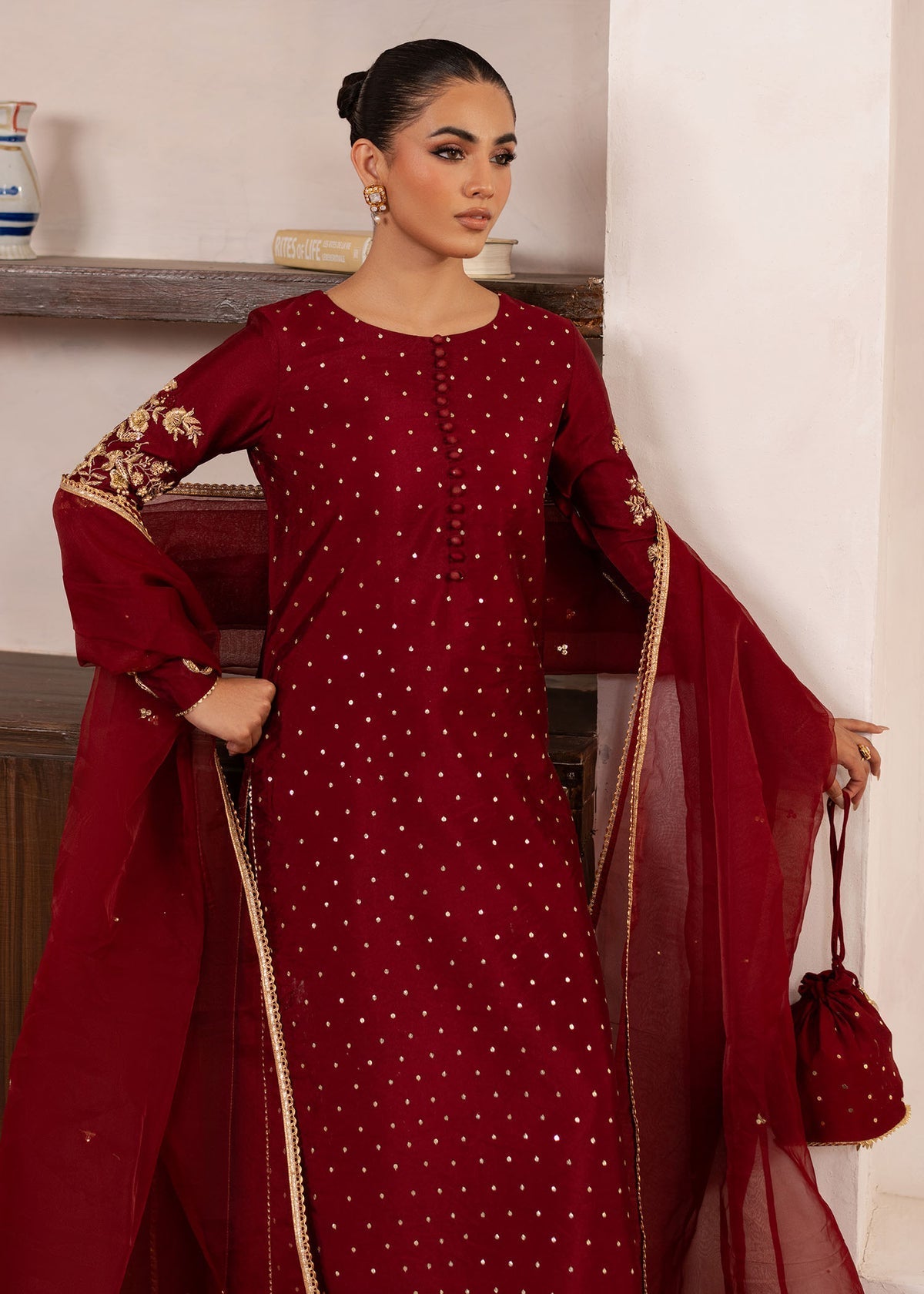 Dastoor | Rania Luxury Pret 25 | Elise by Dastoor - Designer Dress - Type: Ladies Clothes - Available at Libayah - 100% Original