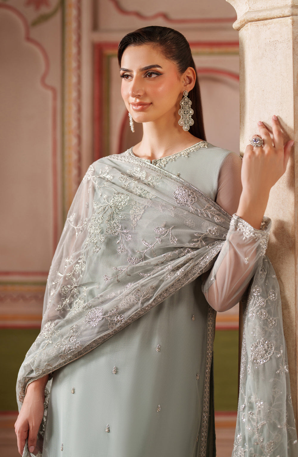 Zarif | Falesia Formals | UNST-HF-05 DINAAR by Zarif - Designer Dress  - Type : Ladies Clothes - Available at Libayah - 100% Original 