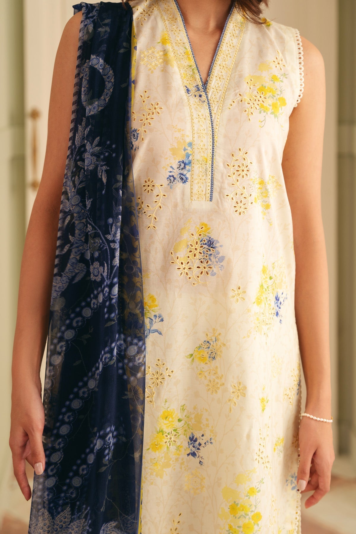 Sahar | Festive Edit | Mediterranean Muse by Sahar - Designer Dress - Type: Ladies Clothes - Available at Libayah - 100% Original