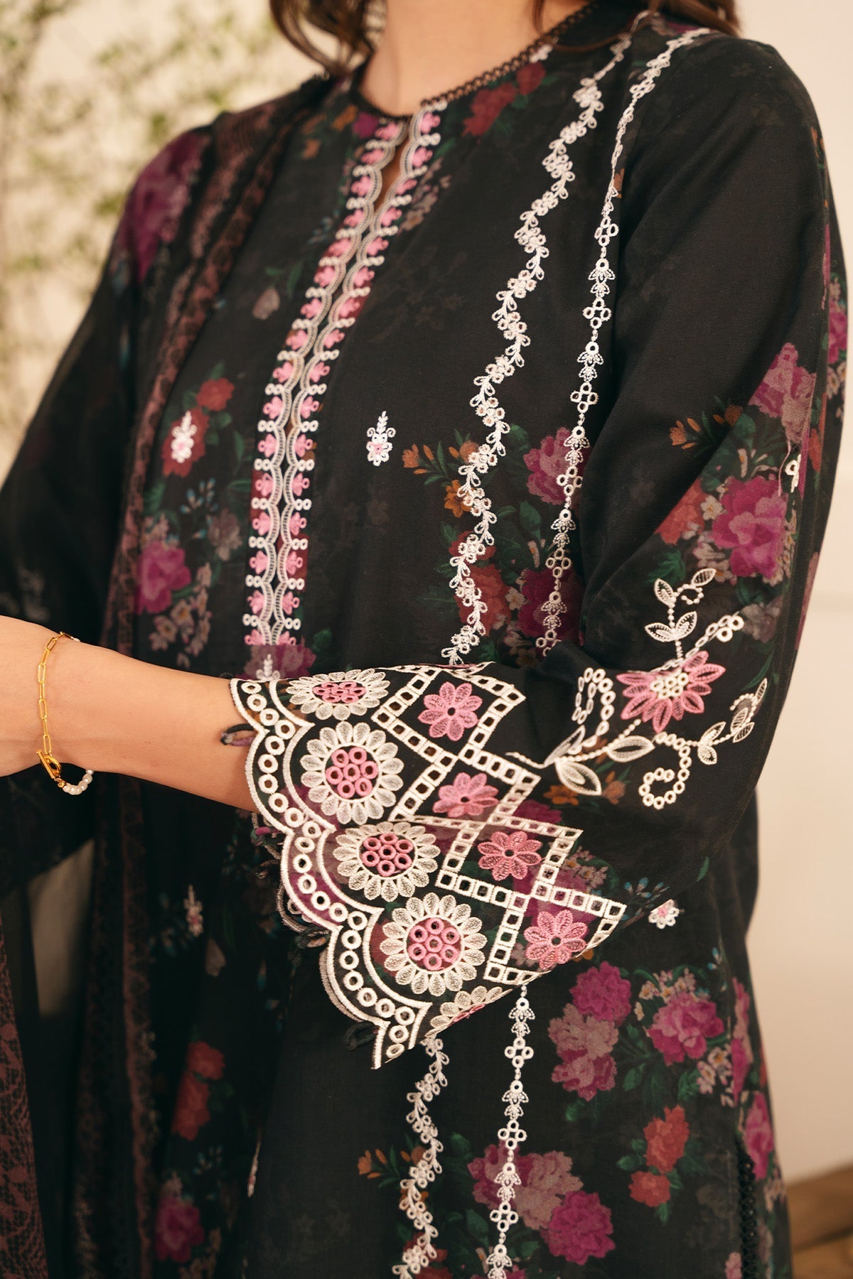Sahar | Festive Edit | Gothic Garden by Sahar - Designer Dress - Type: Ladies Clothes - Available at Libayah - 100% Original