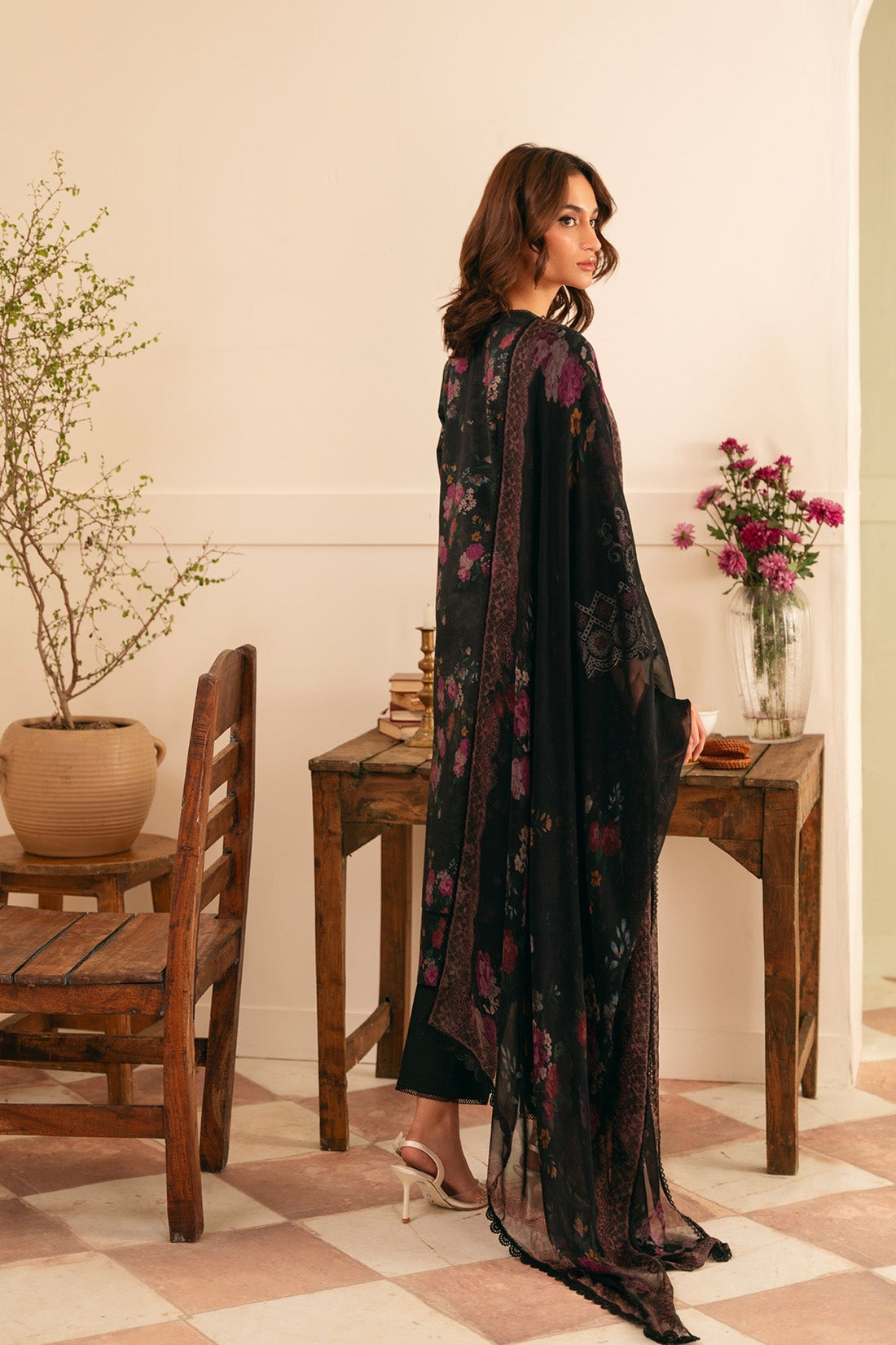Sahar | Festive Edit | Gothic Garden by Sahar - Designer Dress - Type: Ladies Clothes - Available at Libayah - 100% Original