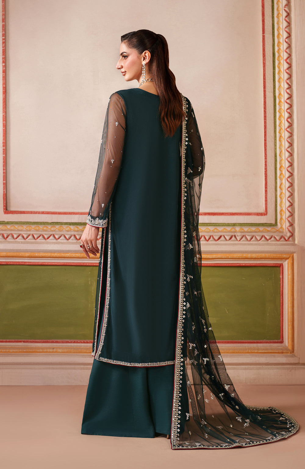 Zarif | Falesia Formals | UNST-HF-02 SHENAAR by Zarif - Designer Dress  - Type : Ladies Clothes - Available at Libayah - 100% Original 