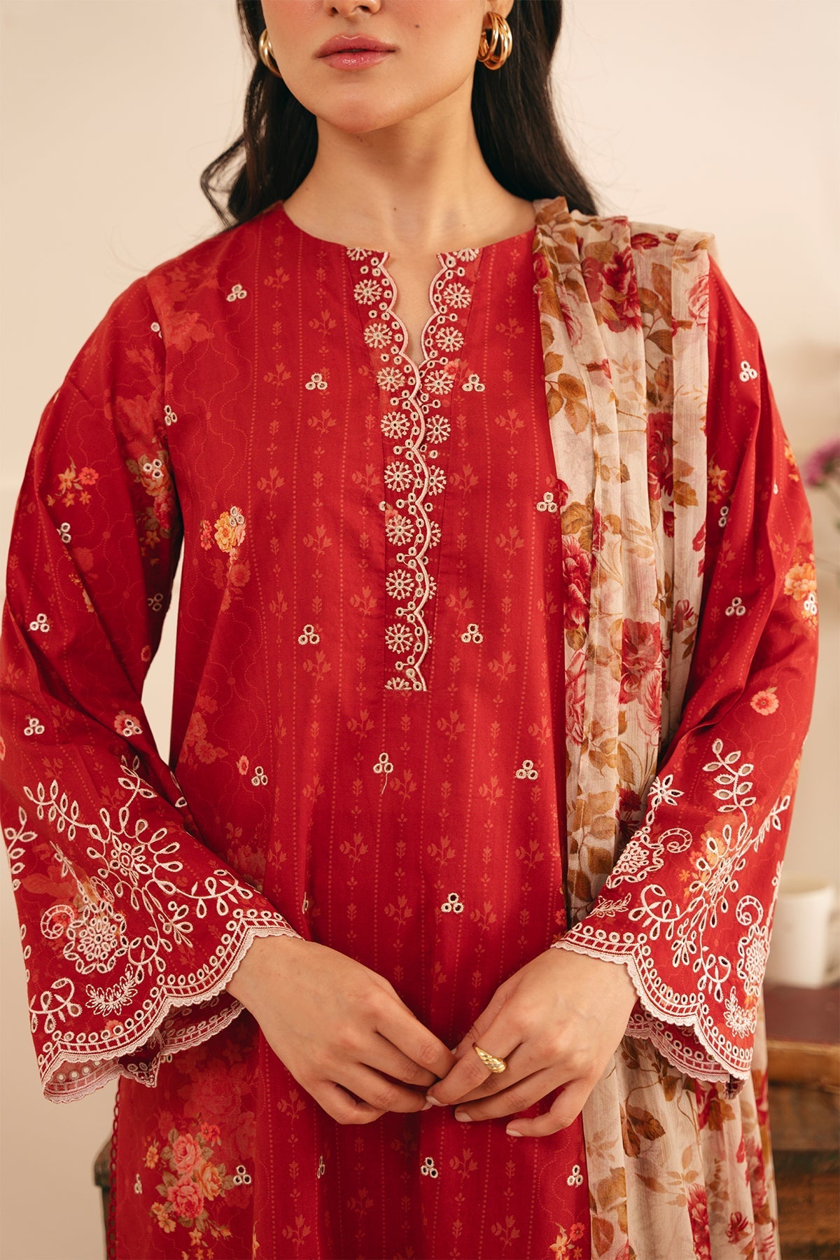Sahar | Festive Edit | Antique Rosewood by Sahar - Designer Dress - Type: Ladies Clothes - Available at Libayah - 100% Original