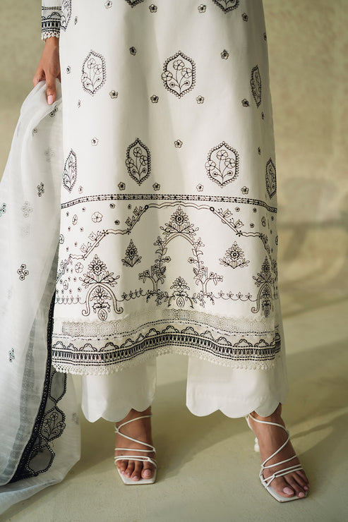 Neeshay | Monochrome Lawn | Lueur by Neeshay - Designer Dress - Type: Ladies Clothes - Available at Libayah - 100% Original