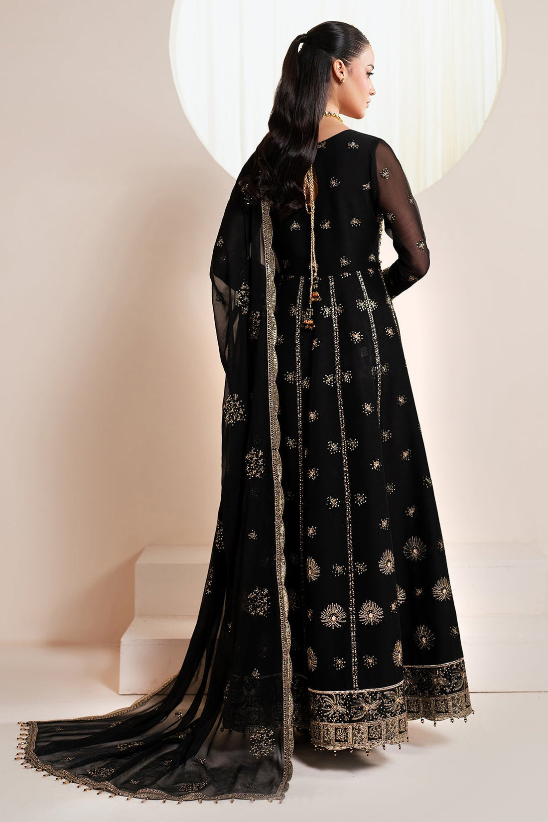 Alizeh | Handcrafted Eid Edit 25 | AF-HM-4030-Noir by Alizeh - Designer Dress - Type: Ladies Clothes - Available at Libayah - 100% Original