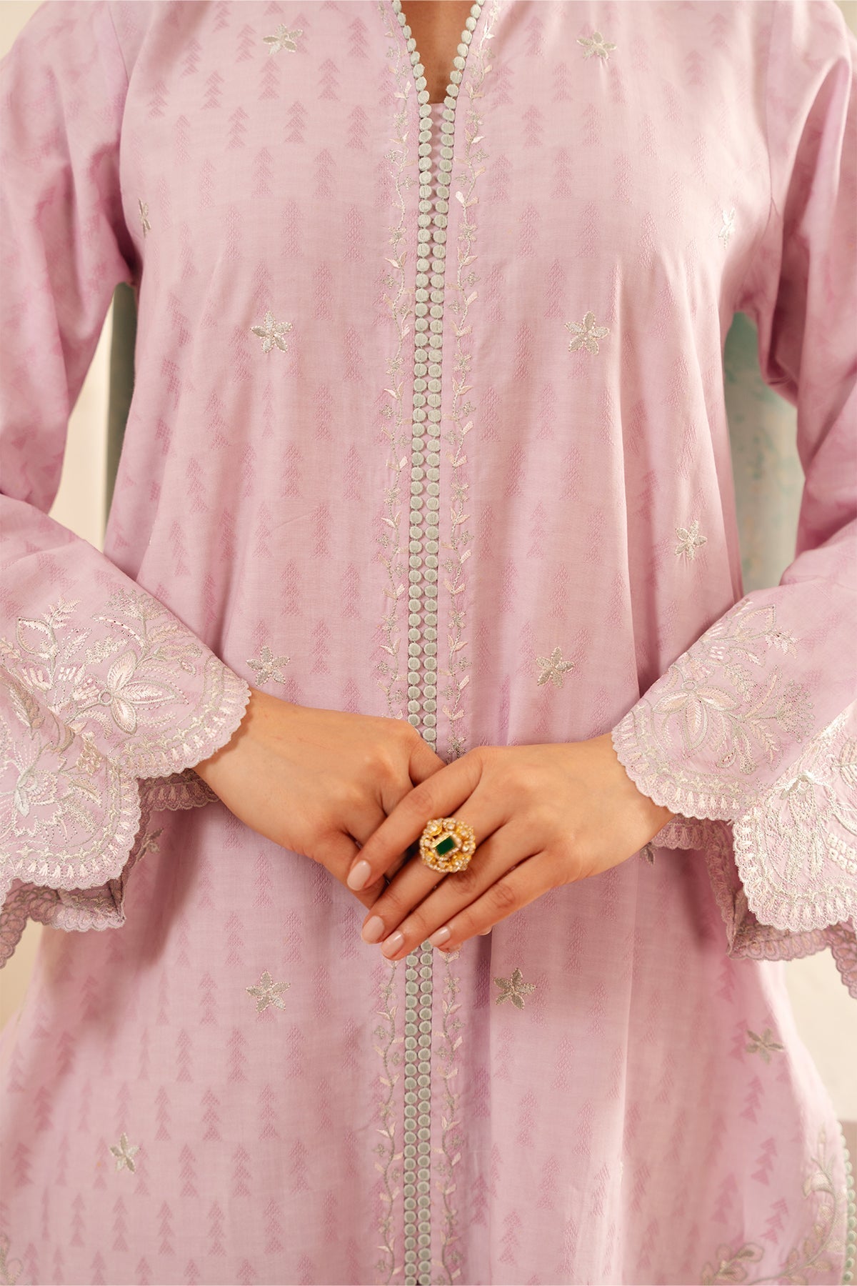Sahar | Festive Edit | Lilac Bloom by Sahar - Designer Dress - Type: Ladies Clothes - Available at Libayah - 100% Original