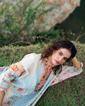 Roheenaz | Garden Veal Printed Lawn 25 | Cloudberey glaze by Roheenaz - Designer Dress - Type: Ladies Clothes - Available at Libayah - 100% Original
