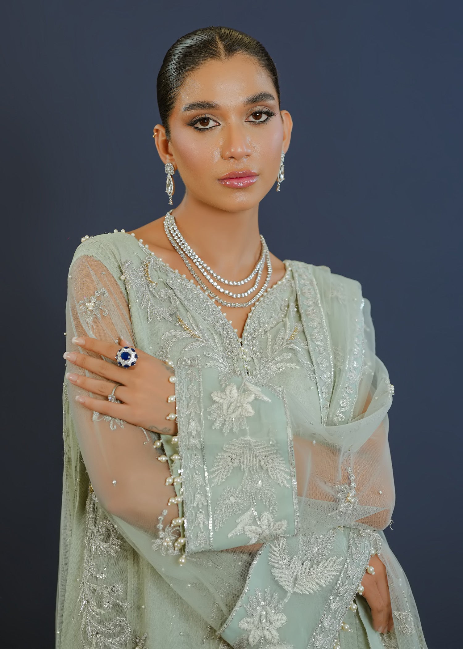 Mahgul | Aleah Formals | Ammara by Mahgul - Designer Dress - Type: Ladies Clothes - Available at Libayah - 100% Original