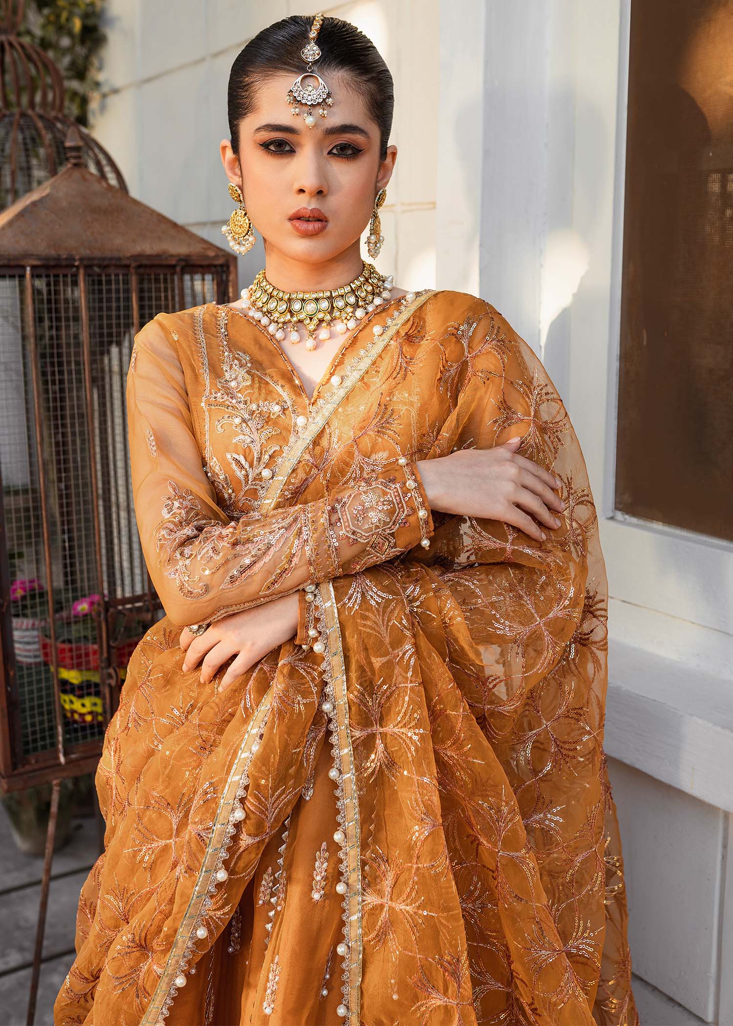 Shurooq | Zara Edit 24 | Dhoop Kinaray by Shurooq - Designer Dress - Type: Ladies Clothes - Available at Libayah - 100% Original