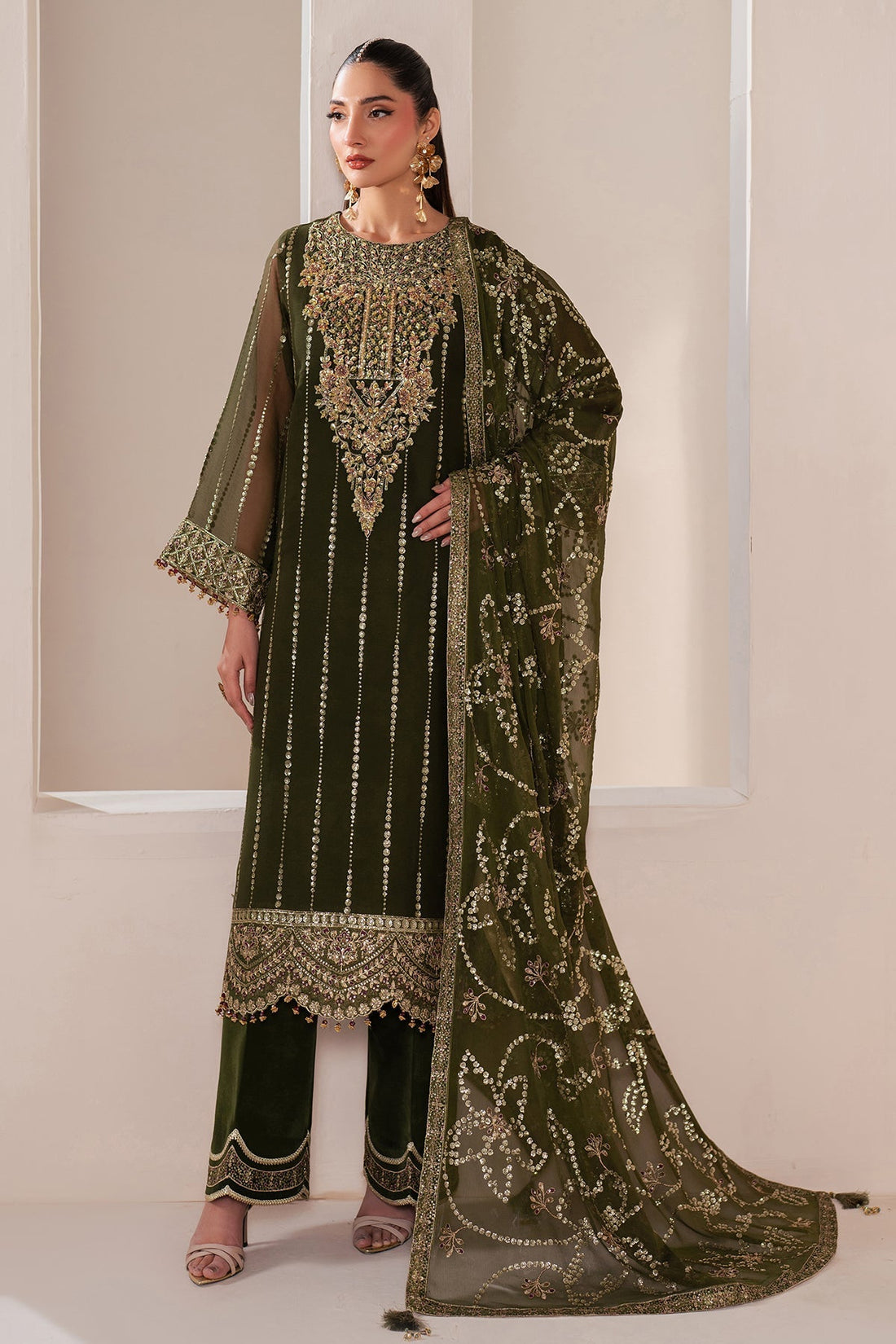 Alizeh | Handcrafted Eid Edit 25 | AF-HM-4033-Olivia by Alizeh - Designer Dress - Type: Ladies Clothes - Available at Libayah - 100% Original