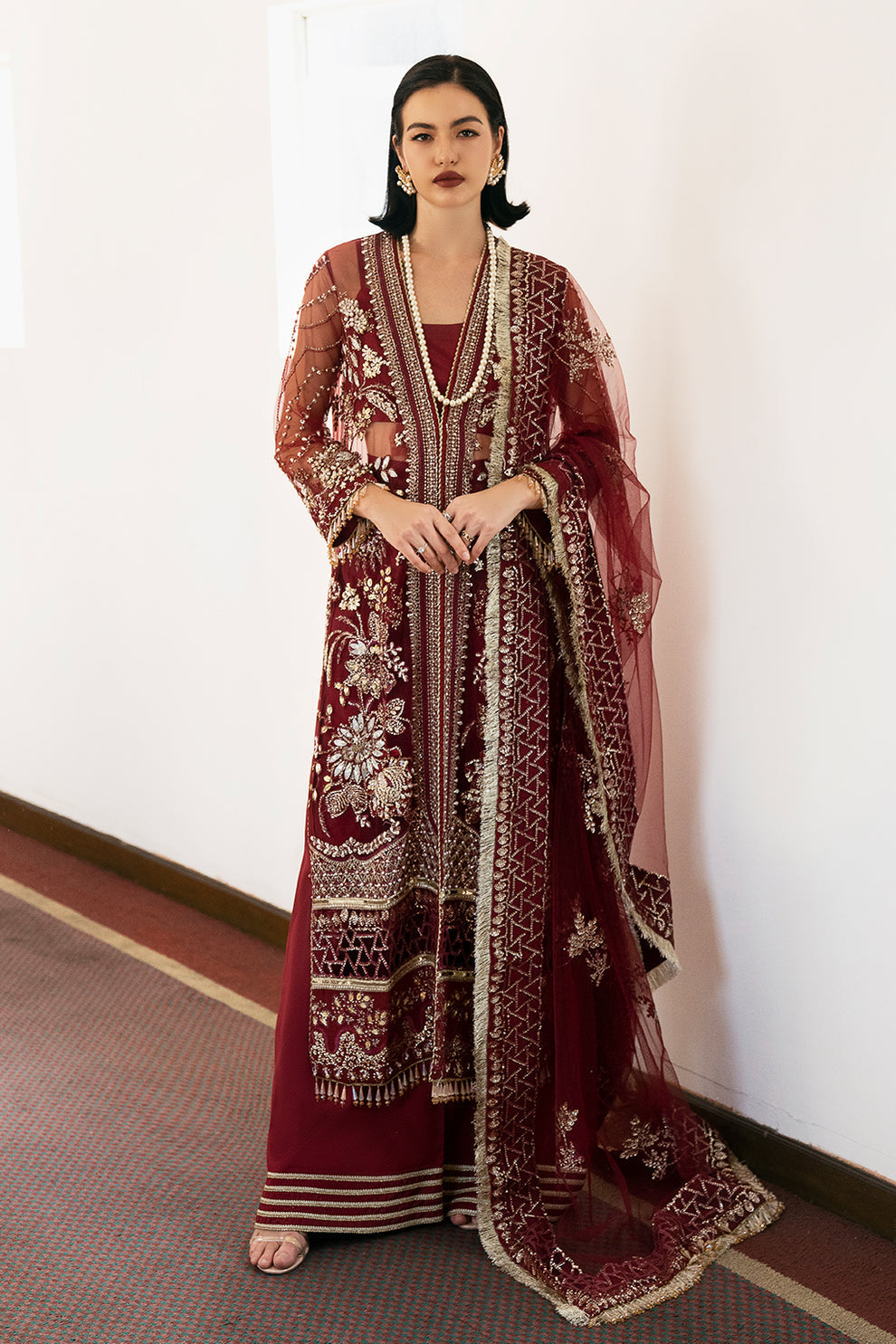 Saad Shaikh | Fleurie Vol 2 | Arya by Saad Shaikh - Designer Dress - Type: Ladies Clothes - Available at Libayah - 100% Original