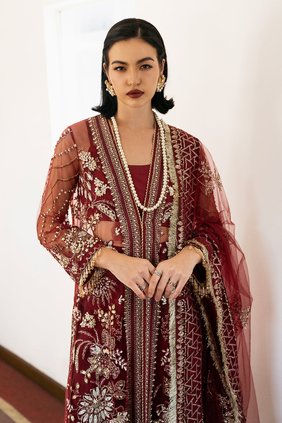Saad Shaikh | Fleurie Vol 2 | Arya by Saad Shaikh - Designer Dress - Type: Ladies Clothes - Available at Libayah - 100% Original