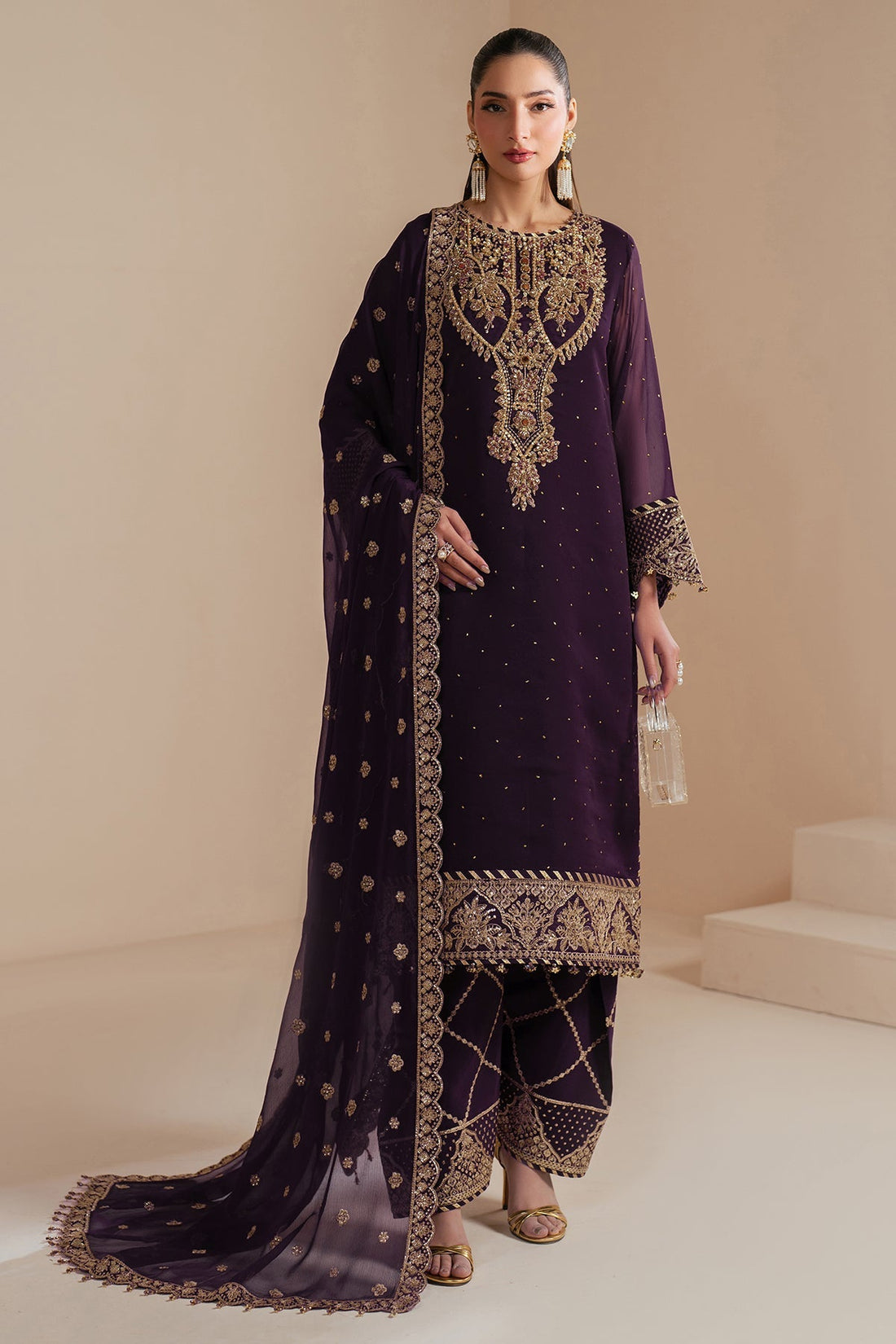 Alizeh | Handcrafted Eid Edit 25 | AF-HM-4038-Sirus by Alizeh - Designer Dress - Type: Ladies Clothes - Available at Libayah - 100% Original