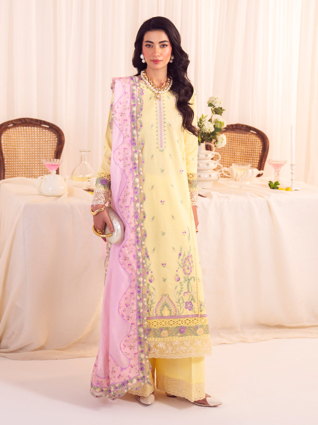 Faiza Faisal | Celine Eid 25 | CELIA by Faiza Faisal - Designer Dress - Type: Ladies Clothes - Available at Libayah - 100% Original