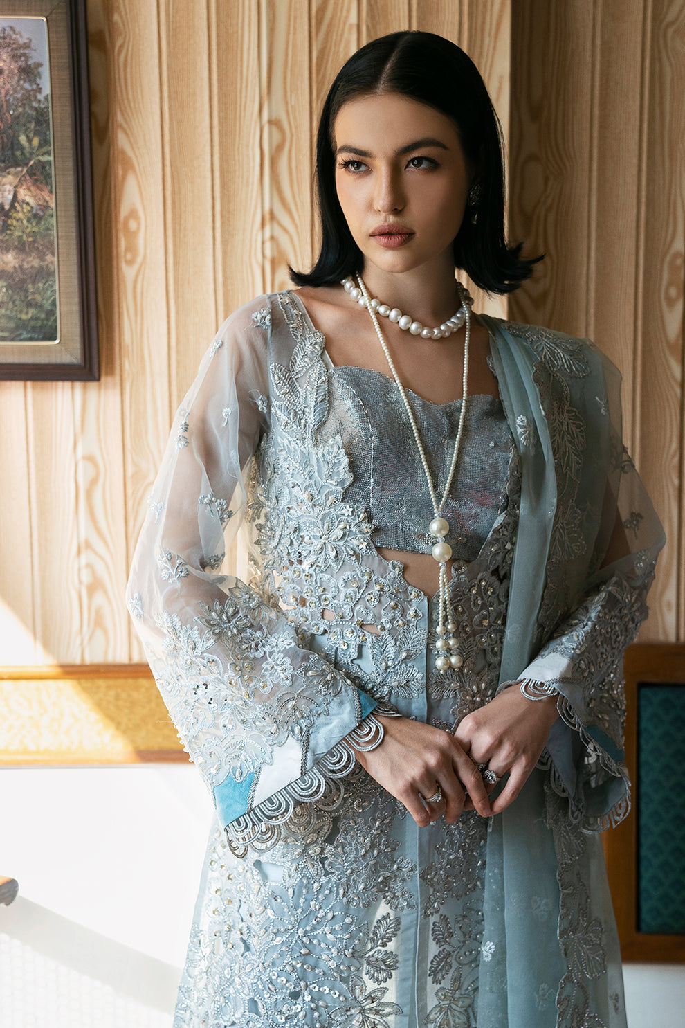 Saad Shaikh | Fleurie Vol 2 | Lyla by Saad Shaikh - Designer Dress - Type: Ladies Clothes - Available at Libayah - 100% Original