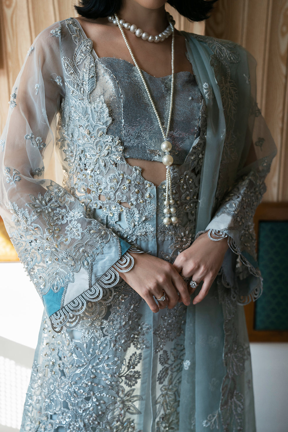 Saad Shaikh | Fleurie Vol 2 | Lyla by Saad Shaikh - Designer Dress - Type: Ladies Clothes - Available at Libayah - 100% Original