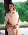 Roheenaz | Garden Veal Printed Lawn 25 | Coral Whim by Roheenaz - Designer Dress - Type: Ladies Clothes - Available at Libayah - 100% Original