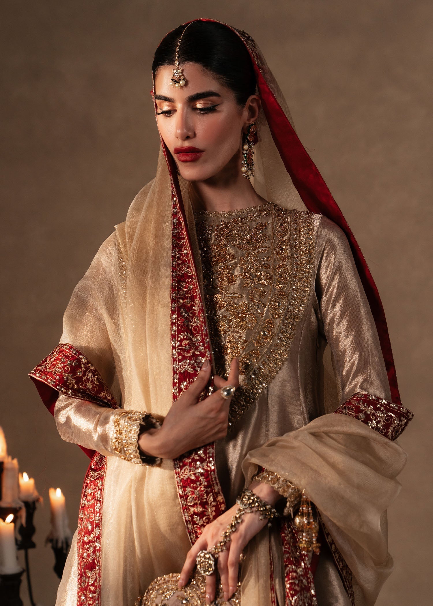 Sadaf Fawad Khan | Nafees Formals 25 | Zarrah by Sadaf Fawad Khan - Designer Dress - Type: Ladies Clothes - Available at Libayah - 100% Original